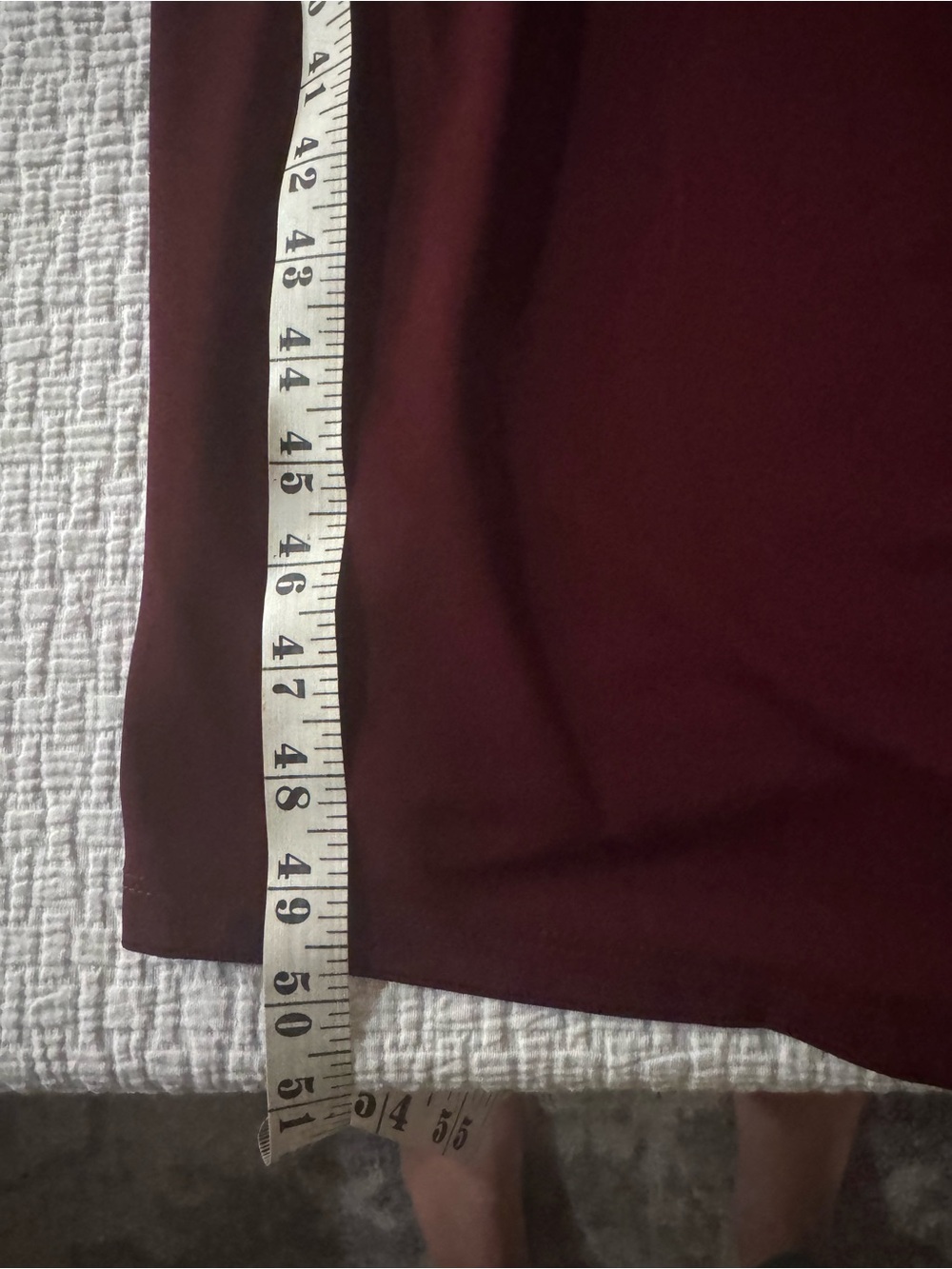 Anne Klein dress - Wine Red Long Sleeve Knot-Front Midi Dress - Picture 7 of 7
